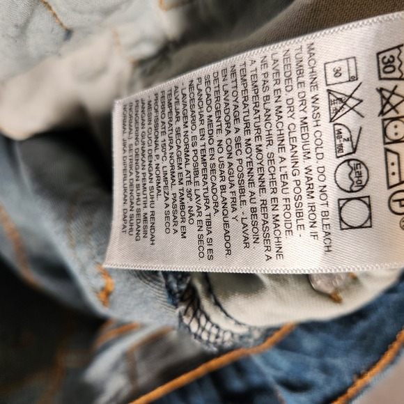 Levi's 505 Jeans Men's 33X30 Blue Straight Regular Fit - Picture 11 of 16